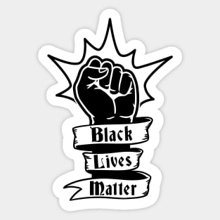 Black Lives Matter Raised Fist Sticker